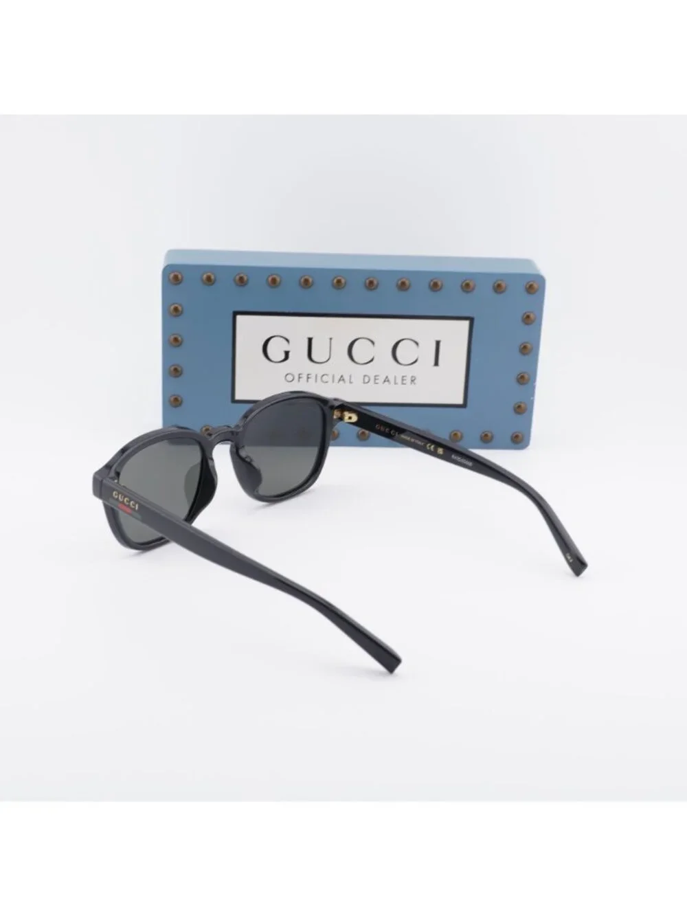 Gucci GG2109SK 001 Square Sunglasses - Black / Grey